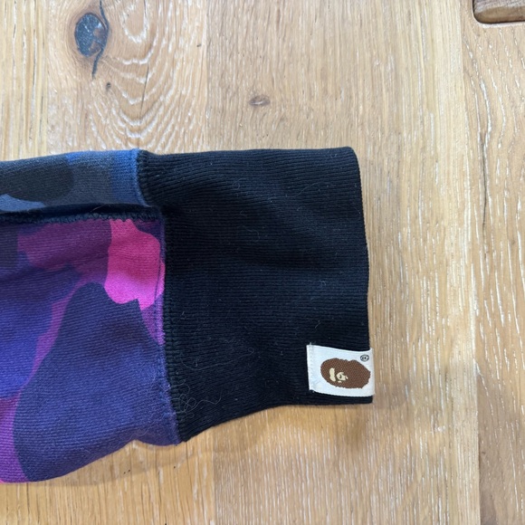 Bape Multicolor Camo Zip Up Sweater - Picture 5 of 6